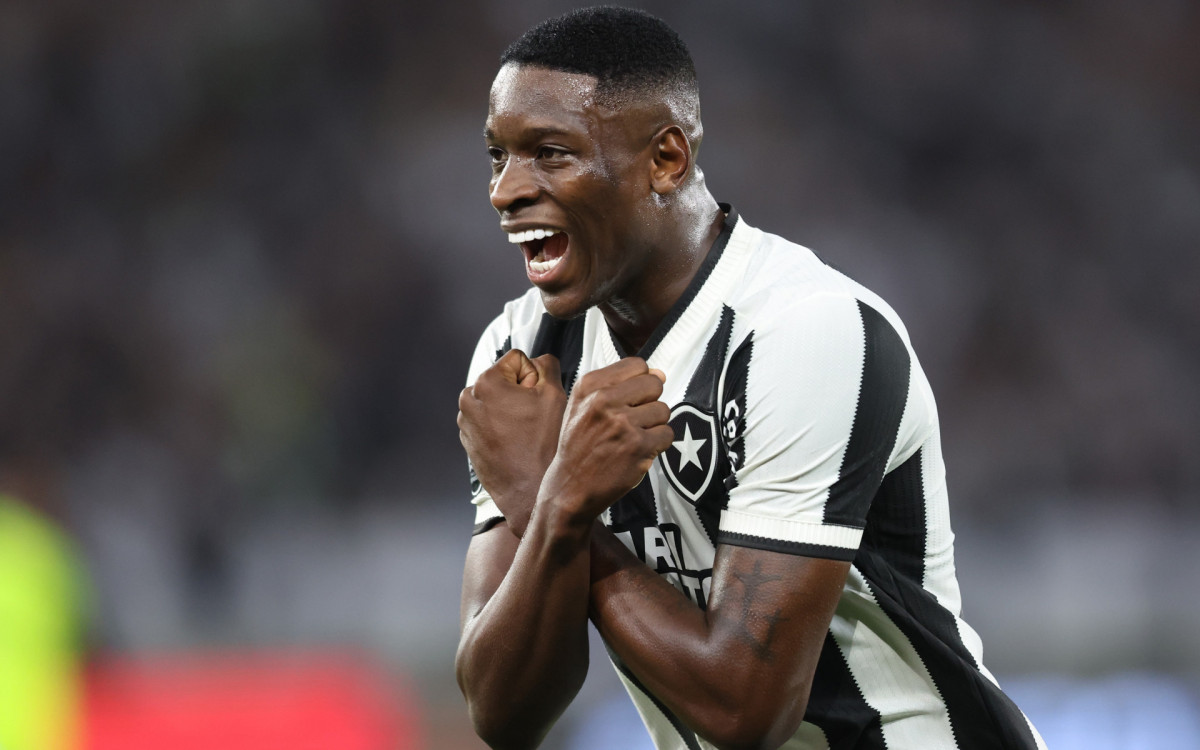 Luiz Henrique Botafogo x Palmeiras pela Copa Conmebol Libertadores no Estadio Niltos Santos. 14 de Agosto de 2024, Rio de Janeiro, RJ, Brasil. - V&iacute;tor Silva / Botafogo