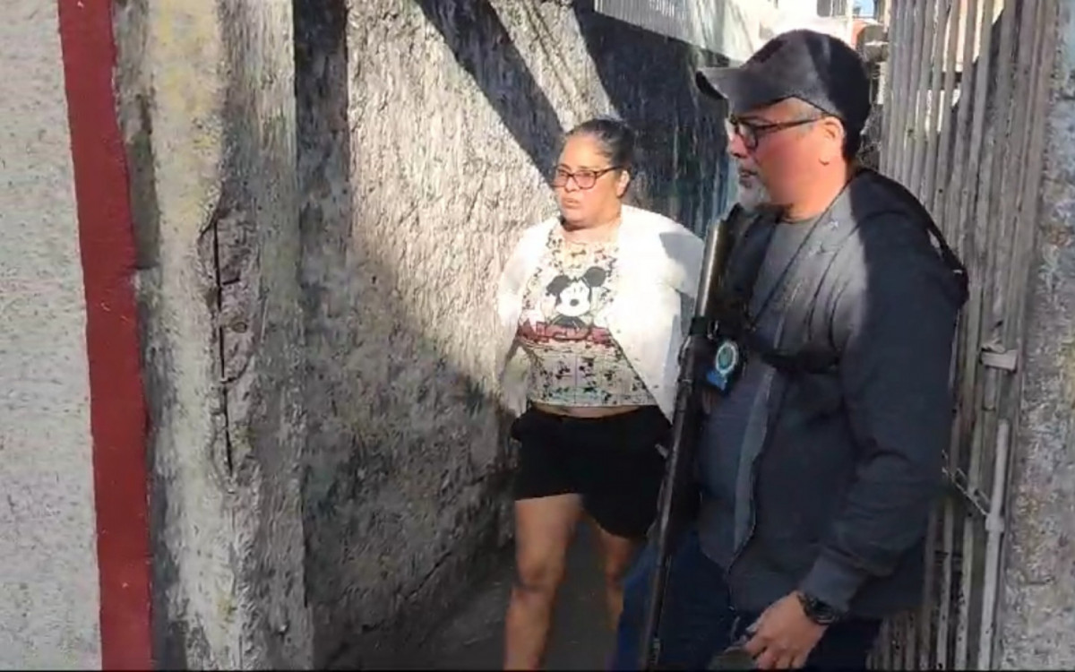 Renata Andreia foi presa por agentes da 1ª DP (Praça Mauá)