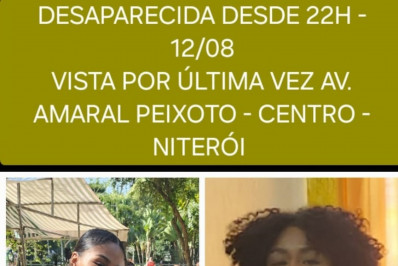 Família procura jovem que fugiu em Niterói após ter celular confiscado pela mãe