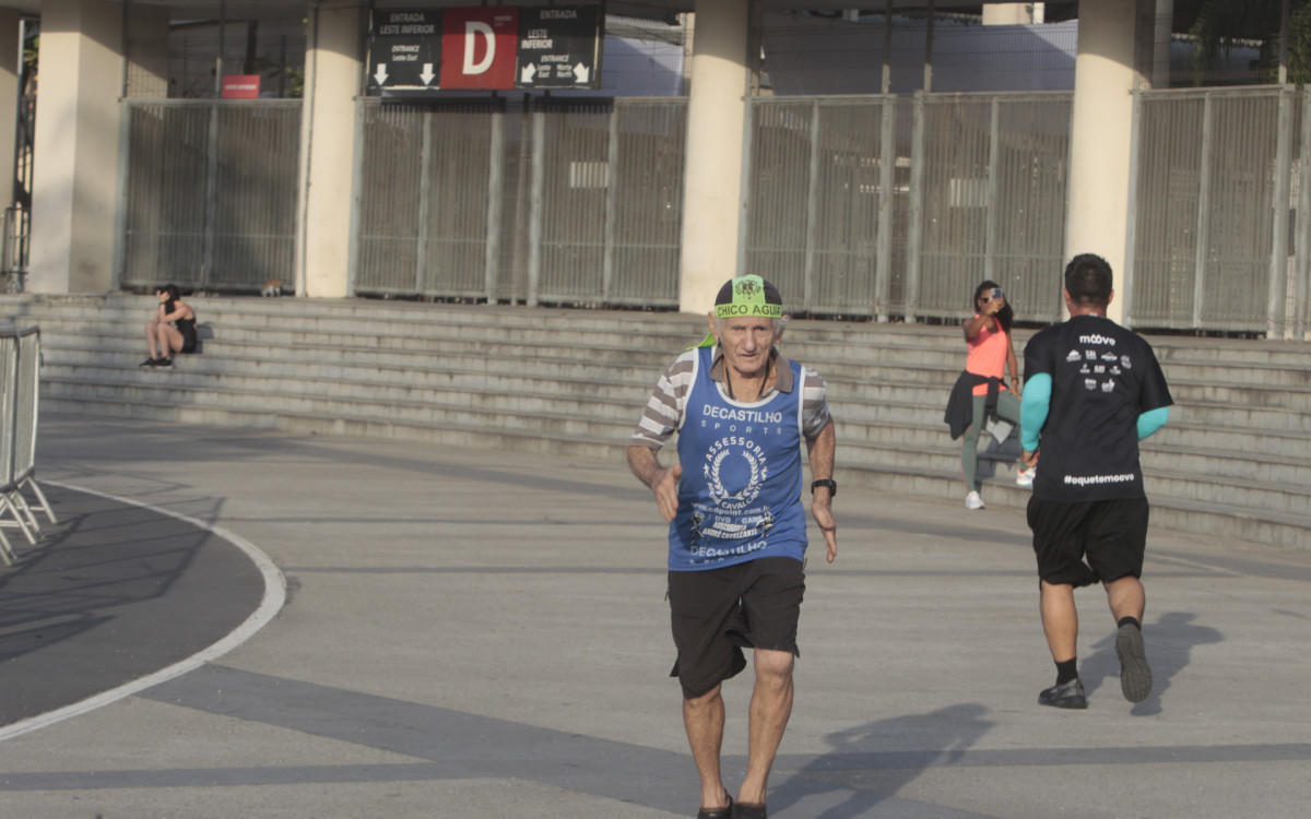 Chico &eacute; conhecido pela agilidade e disposi&ccedil;&atilde;o nas maratonas
