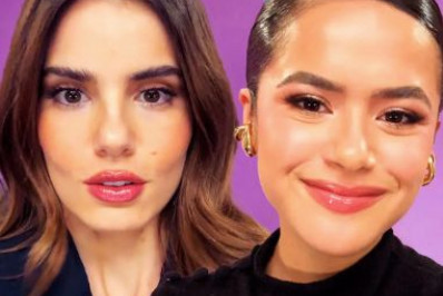 Maisa e Camila Queiroz brincam de ‘antes e depois’ com sua personagem da série ‘De Volta aos 15’