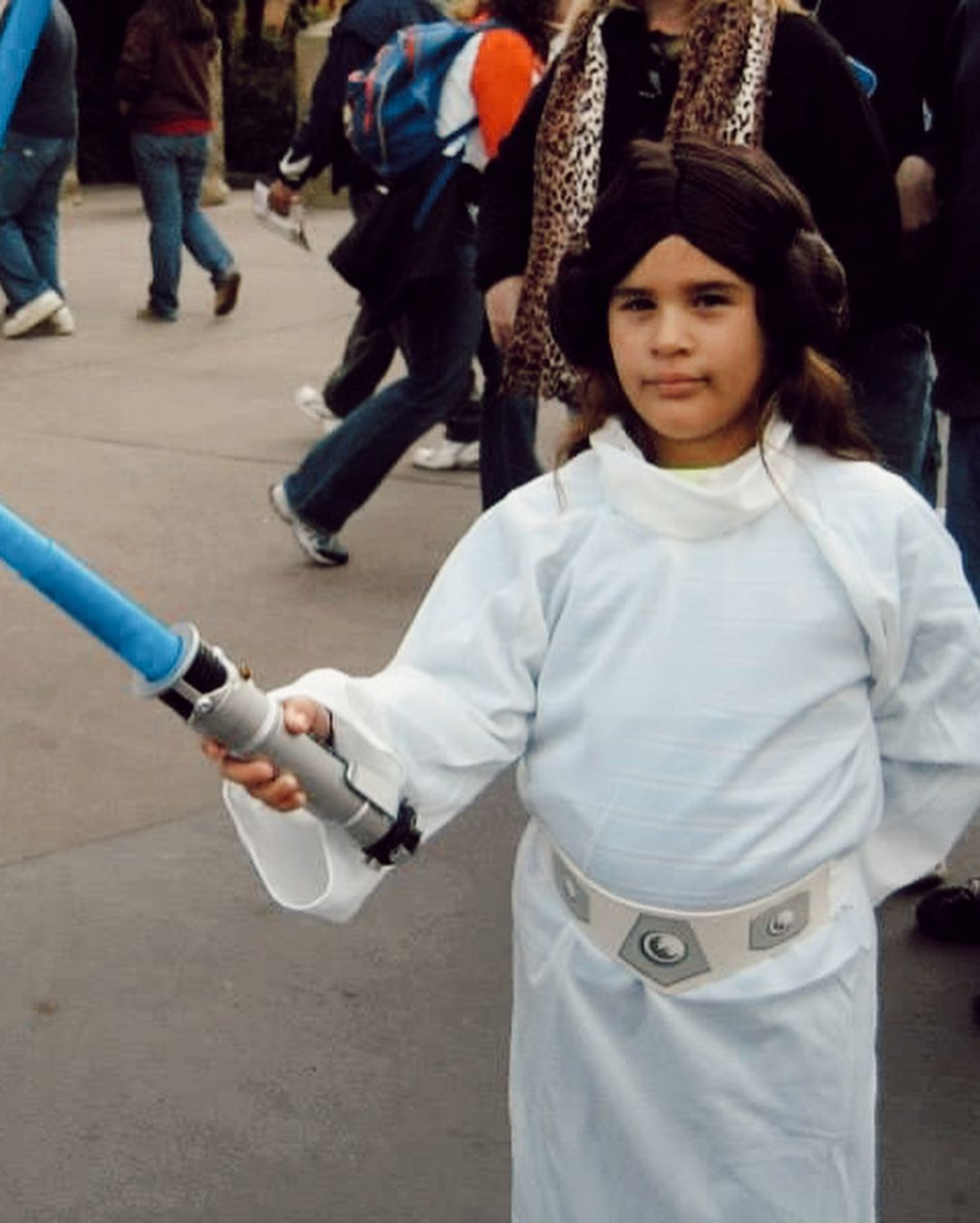 Li?vian Araga?o criança fantasiada de Princesa Leia do Star Wars  - Reprodução / Instagram 