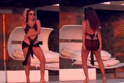 De maiô cavado, Anitta rebola ao som de nova música