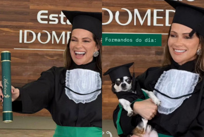 Fani Pacheco comemora formatura em Medicina: 'Tive milhões de pedras no caminho, mas venci!'
