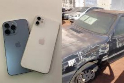 Leilão da Receita tem carro por R$ 800 e lote com iPhones por R$ 700