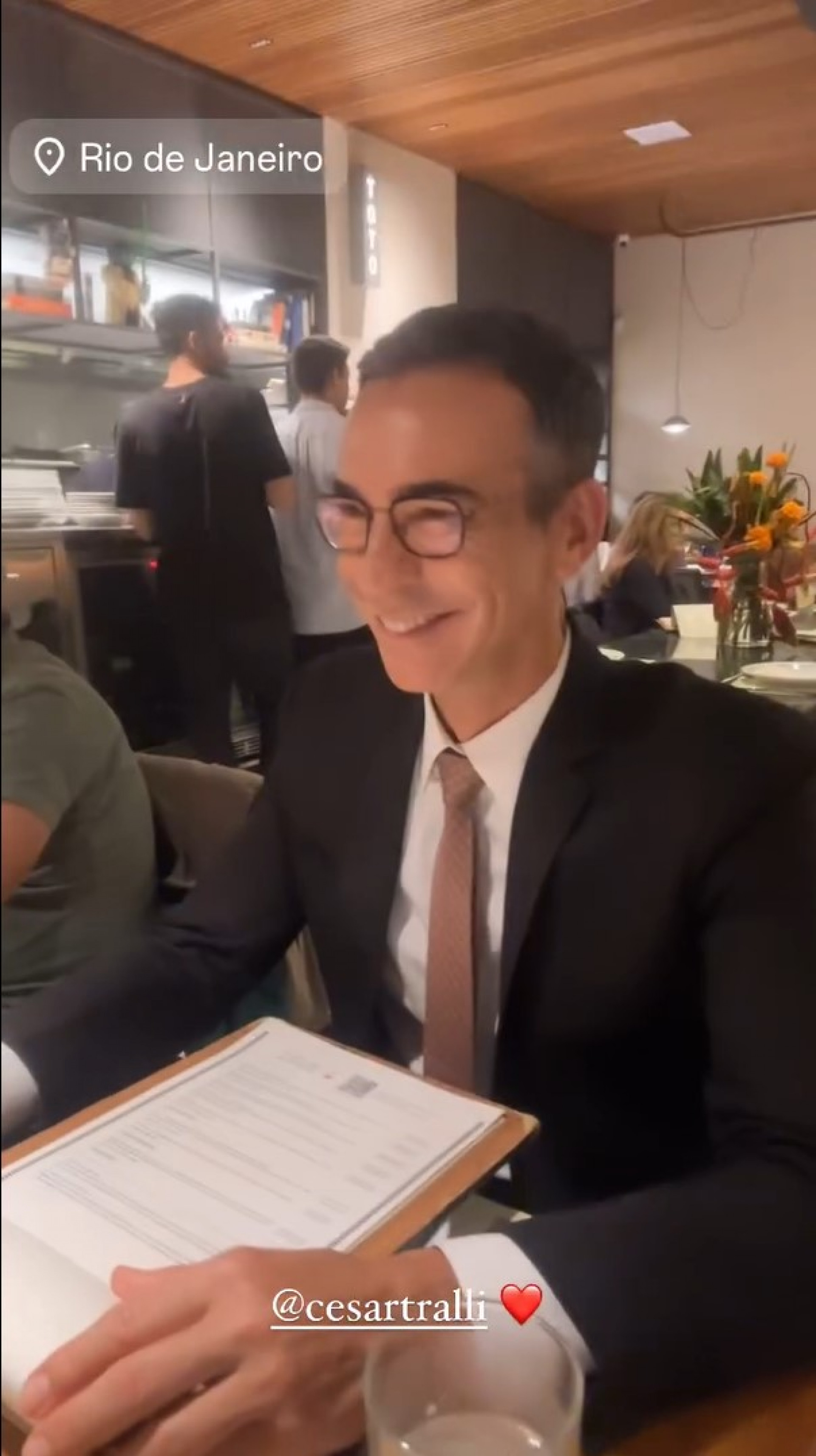 Ticiane Pinheiro e Cesar Tralli curtiram 'vale night' no Rio de Janeiro - Reprodução / Instagram