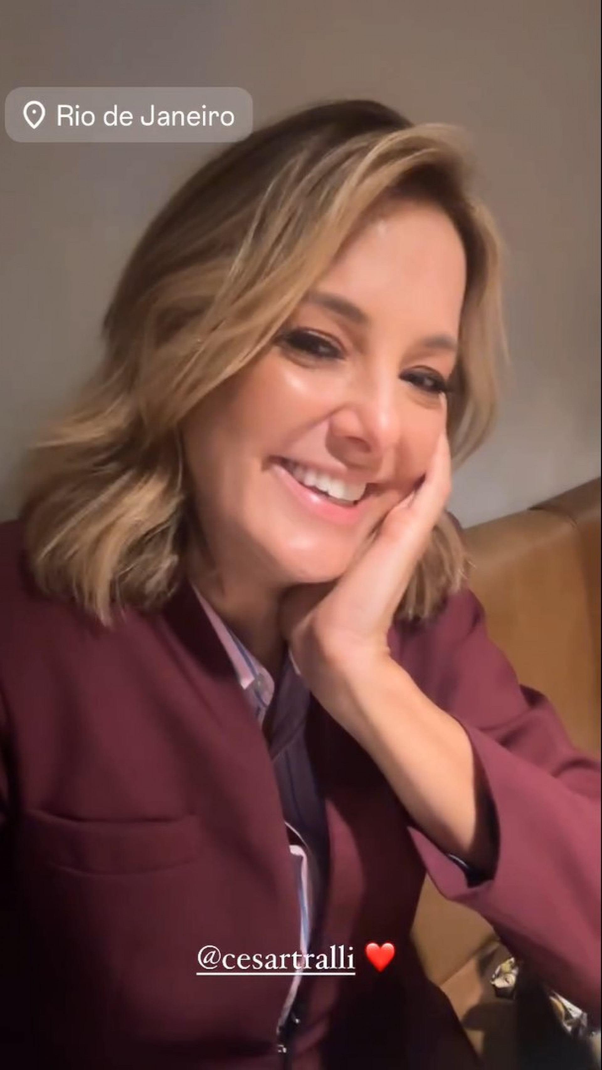 Ticiane Pinheiro e Cesar Tralli curtiram 'vale night' no Rio de Janeiro - Reprodução / Instagram