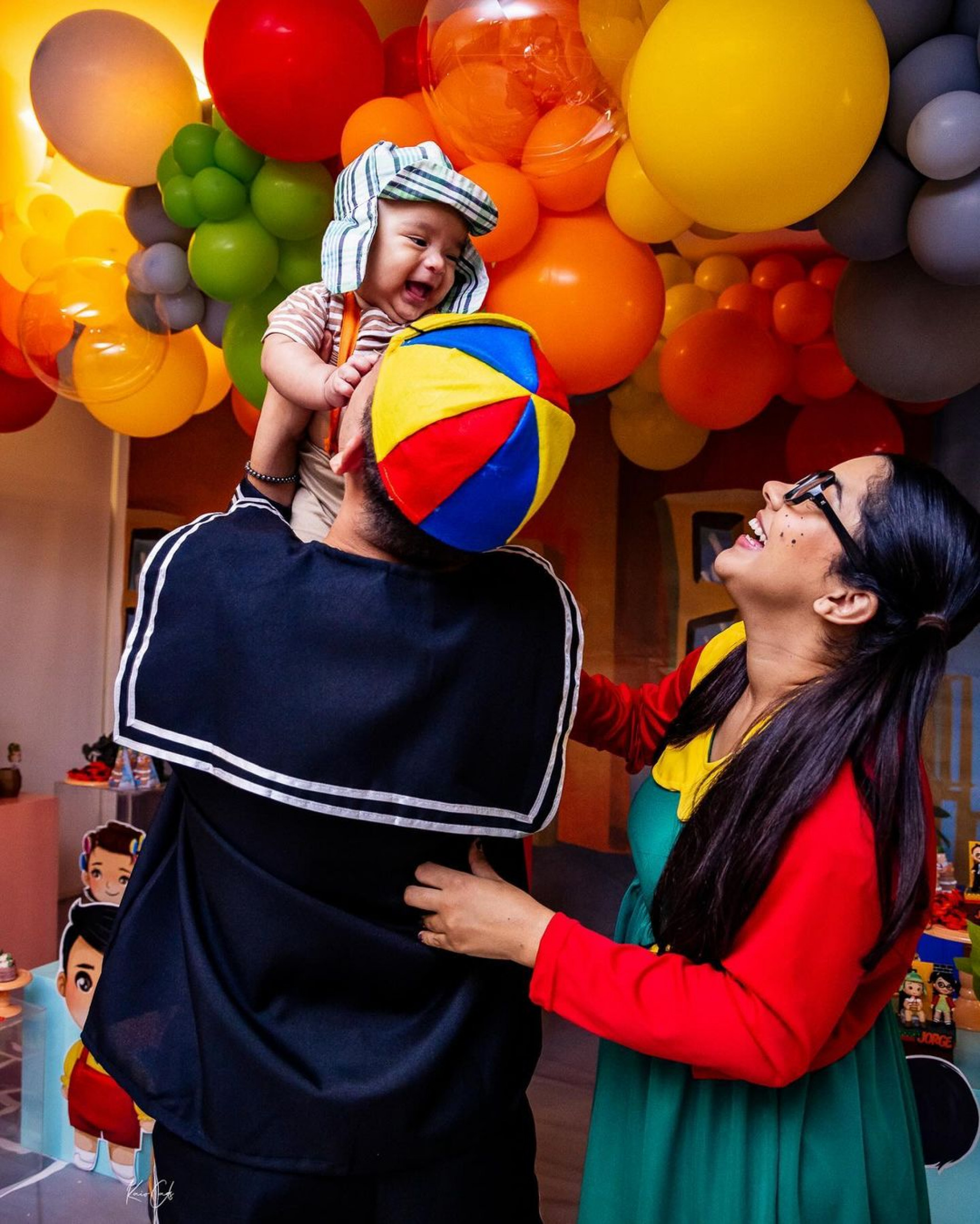 João Gomes e Ary Mirelle comemoram os 7 meses de Jorge com o tema de 'Chaves' - Reprodução / Instargam