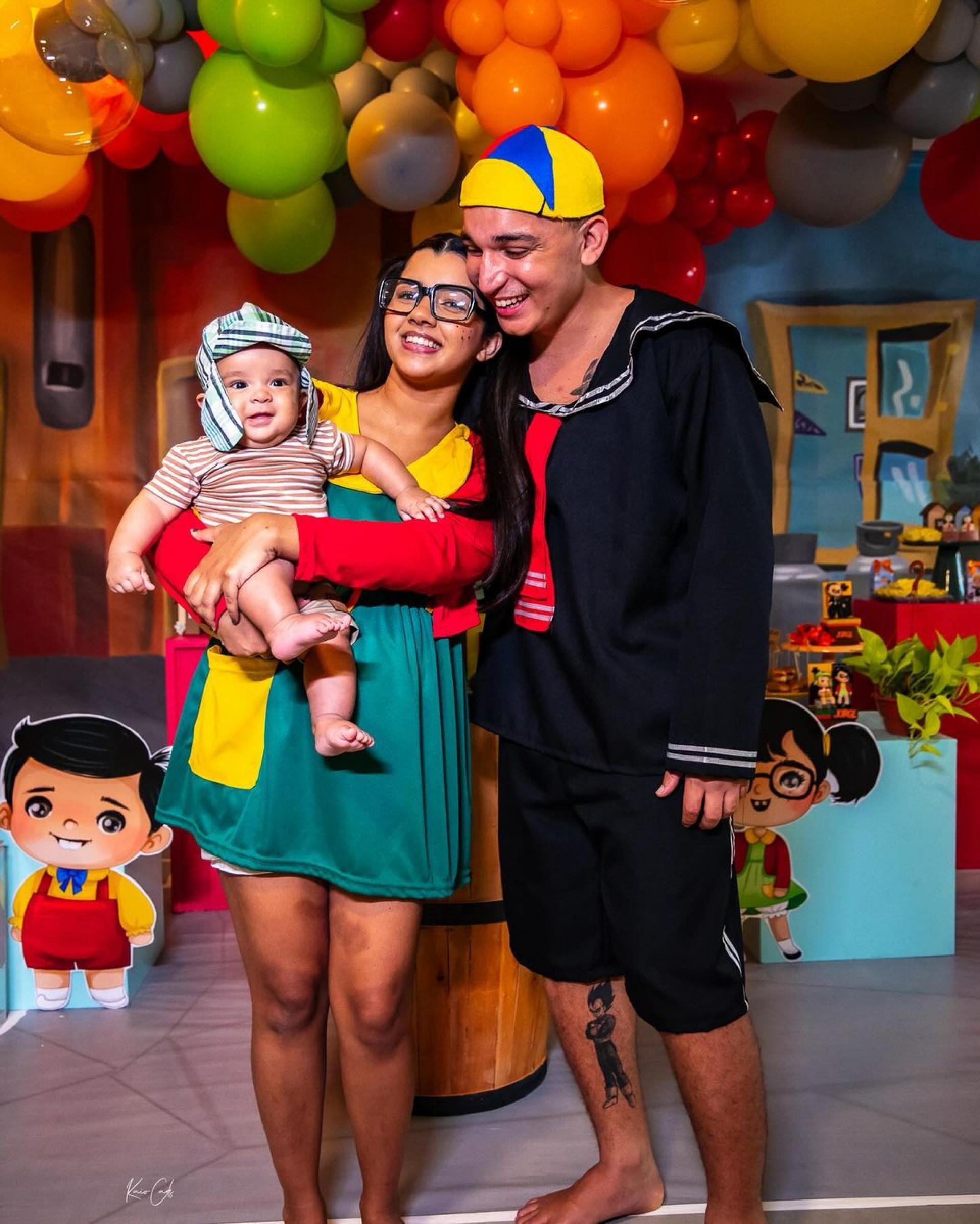 João Gomes e Ary Mirelle comemoram os 7 meses de Jorge com o tema de 'Chaves' - Reprodução / Instargam