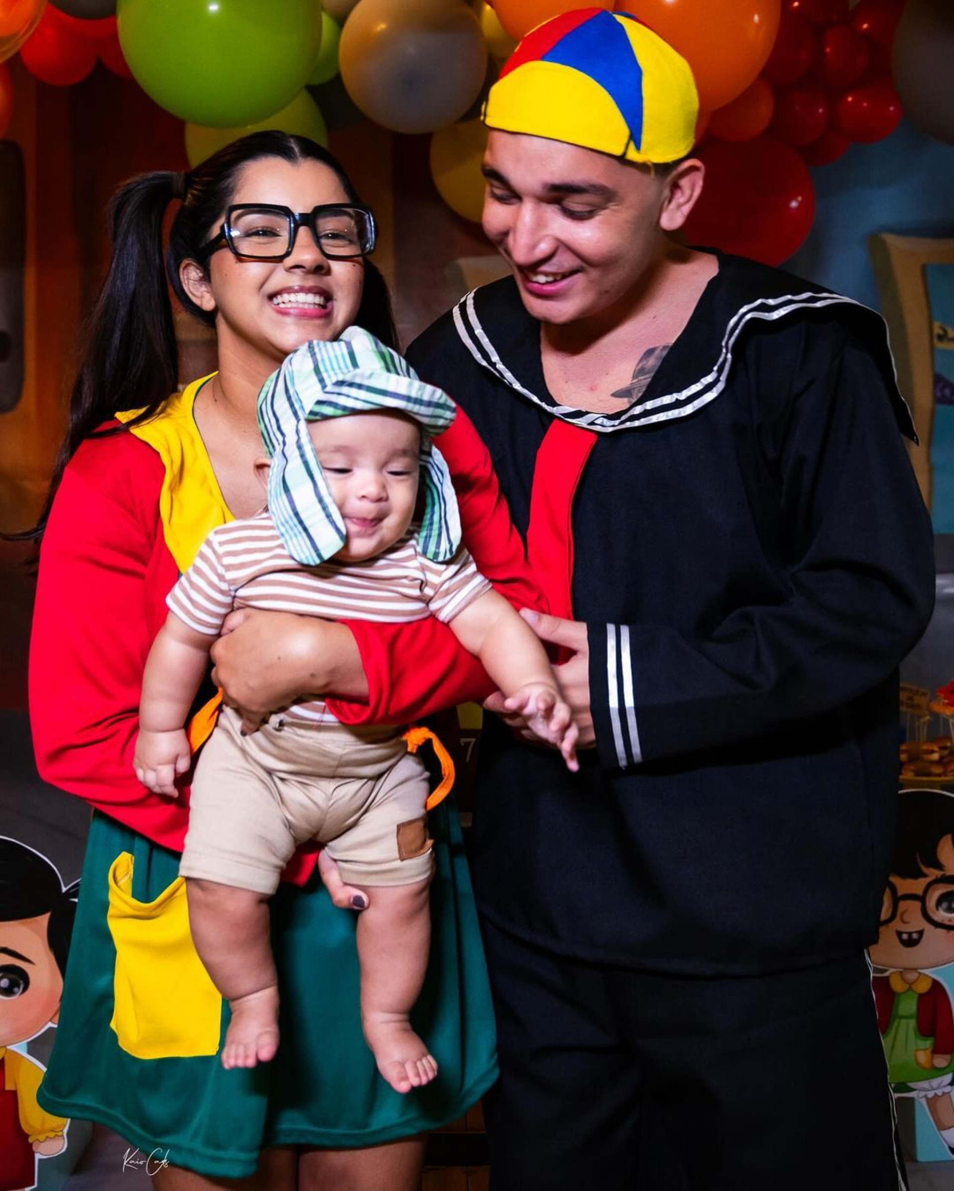 João Gomes e Ary Mirelle comemoram os 7 meses de Jorge com o tema de 'Chaves' - Reprodução / Instargam