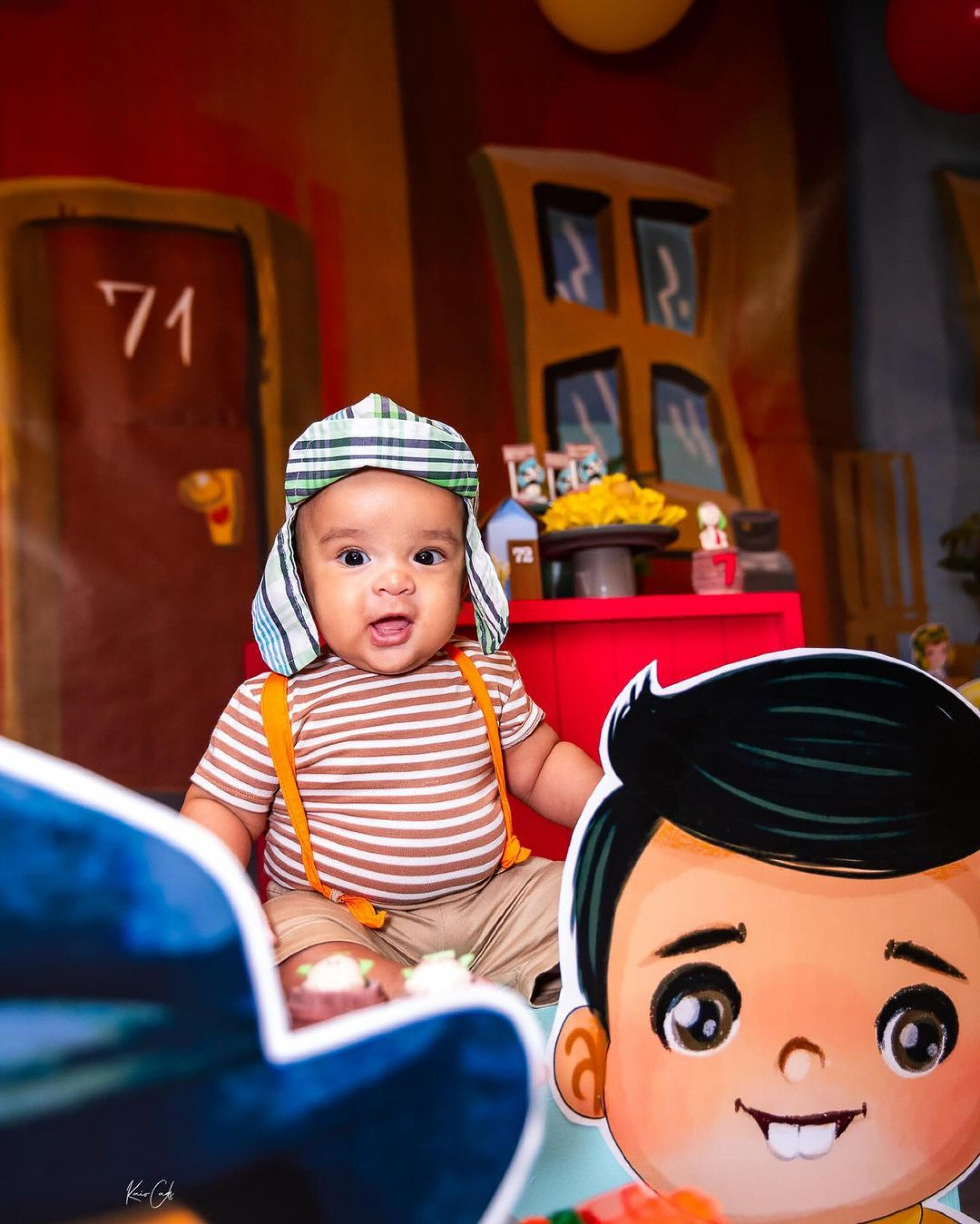 João Gomes e Ary Mirelle comemoram os 7 meses de Jorge com o tema de 'Chaves' - Reprodução / Instargam