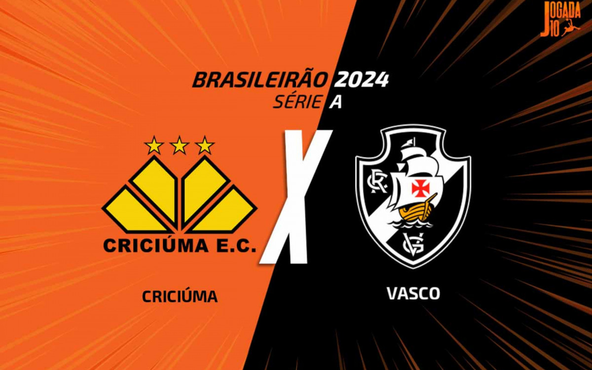 Criciúma x Vasco: onde assistir, escalações e arbitragem