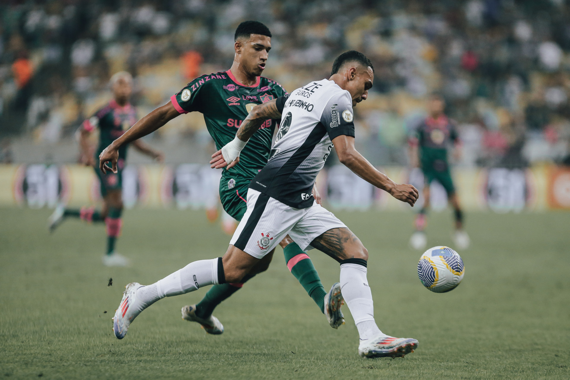Fluminense e Corinthians se enfrentaram neste s&aacute;bado (17), no Maracan&atilde;, pela 23&ordf; rodada do Brasileir&atilde;o - Lucas Mer&ccedil;on/Fluminense FC