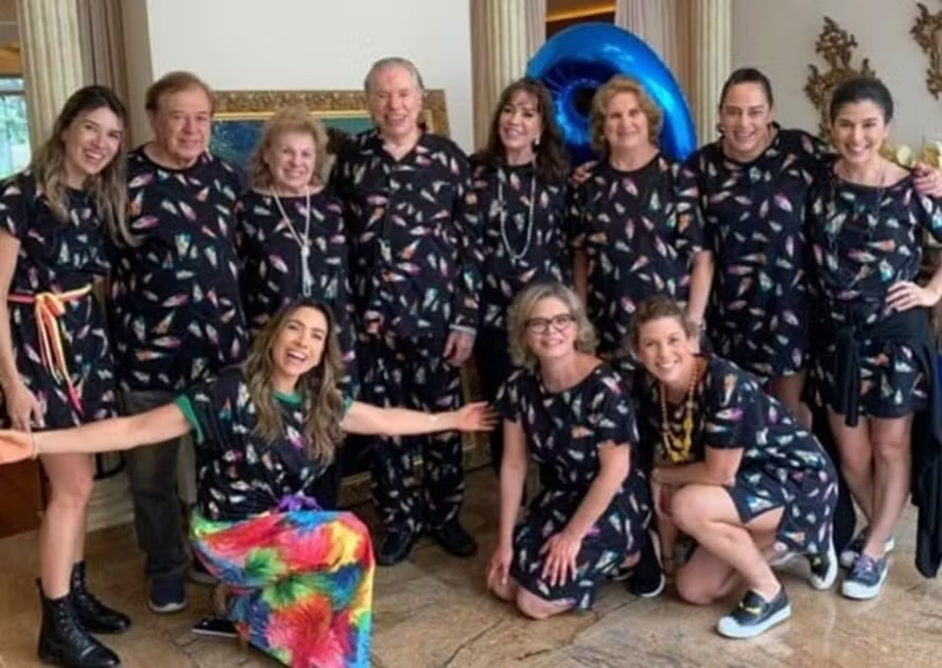 Silvio Santos tinha uma família grande - Reprodução / Instagram