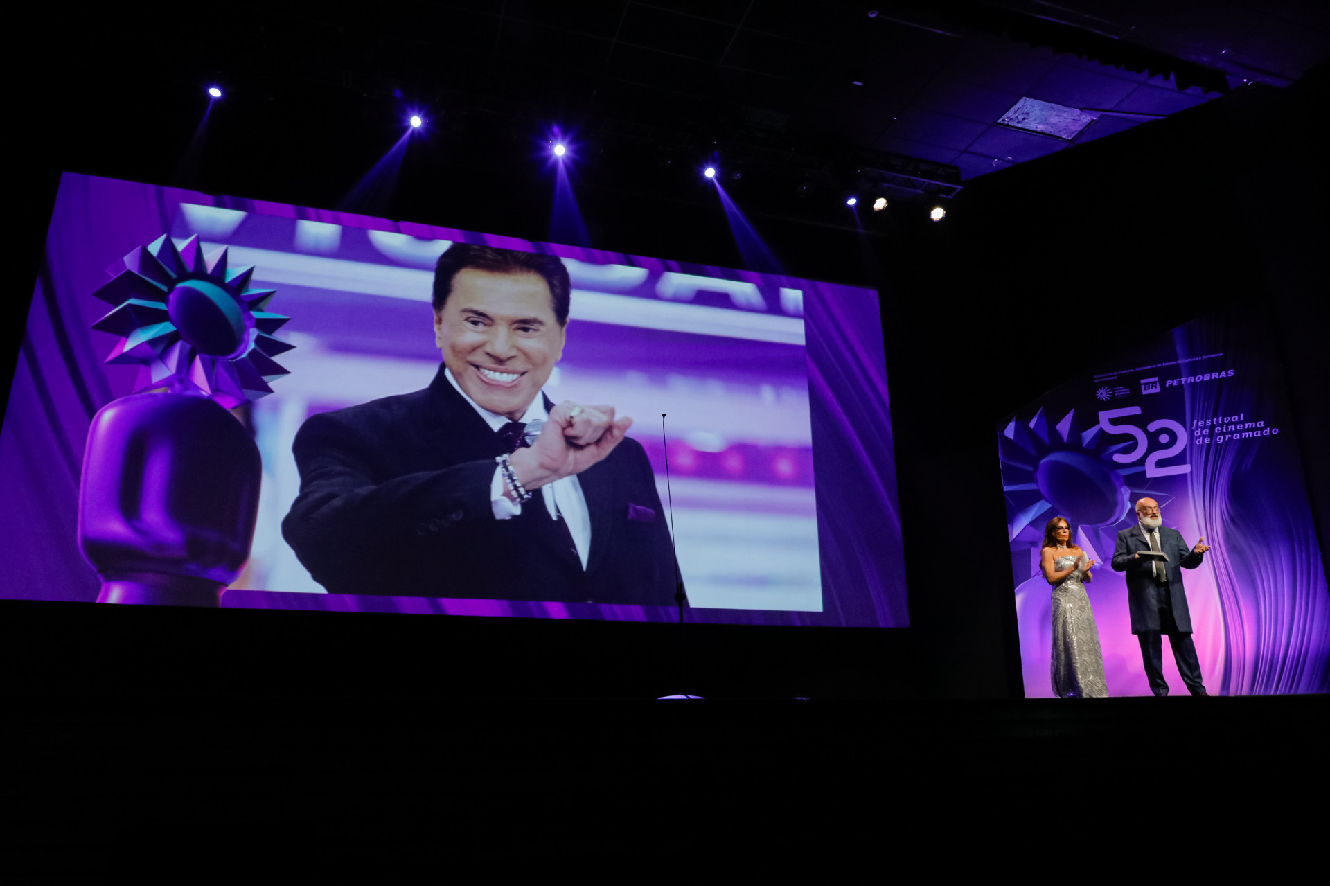 Cerimônia contou com uma homenagem ao apresentador Silvio Santos - Divulgação / Cleiton Thiele / Agência Pressphoto