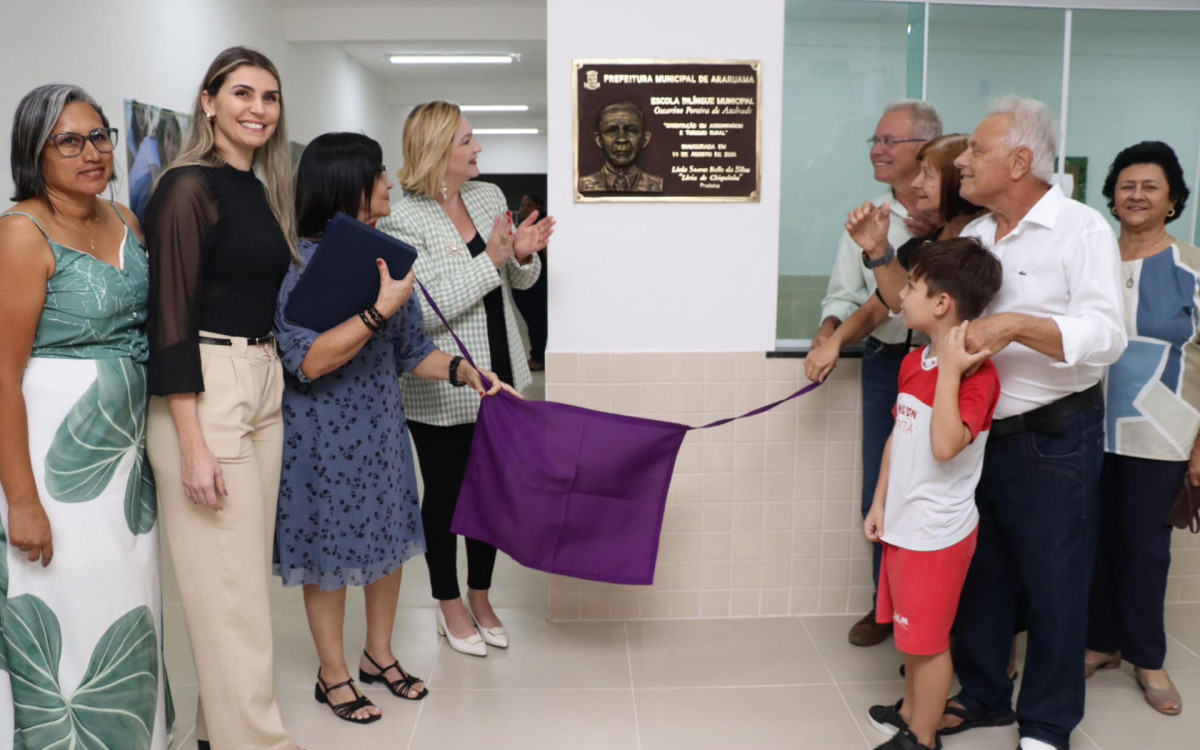 Inauguração da Escola Bilíngue Municipal com Orientação em Agronegócio e Turismo Rural 