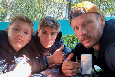 Rodrigo Hilbert impressiona ao publicar foto com filhos gêmeos: 'Capricharam na reprodução'