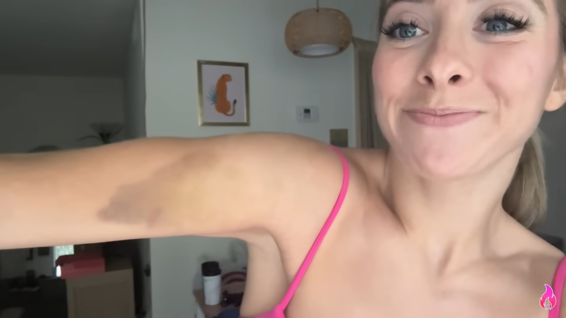 Ginasta americana tenta fazer o movimento 'Soares' - Reprodução / Instagram