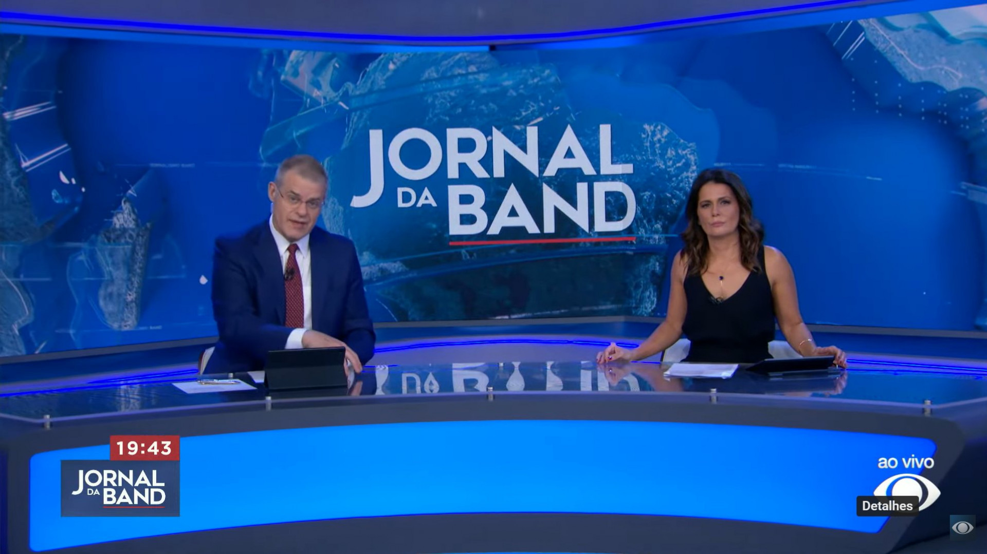 Adriana Araújo é substituída excepcionalmente do comando do 'Jornal da Band' - Reprodução de vídeo