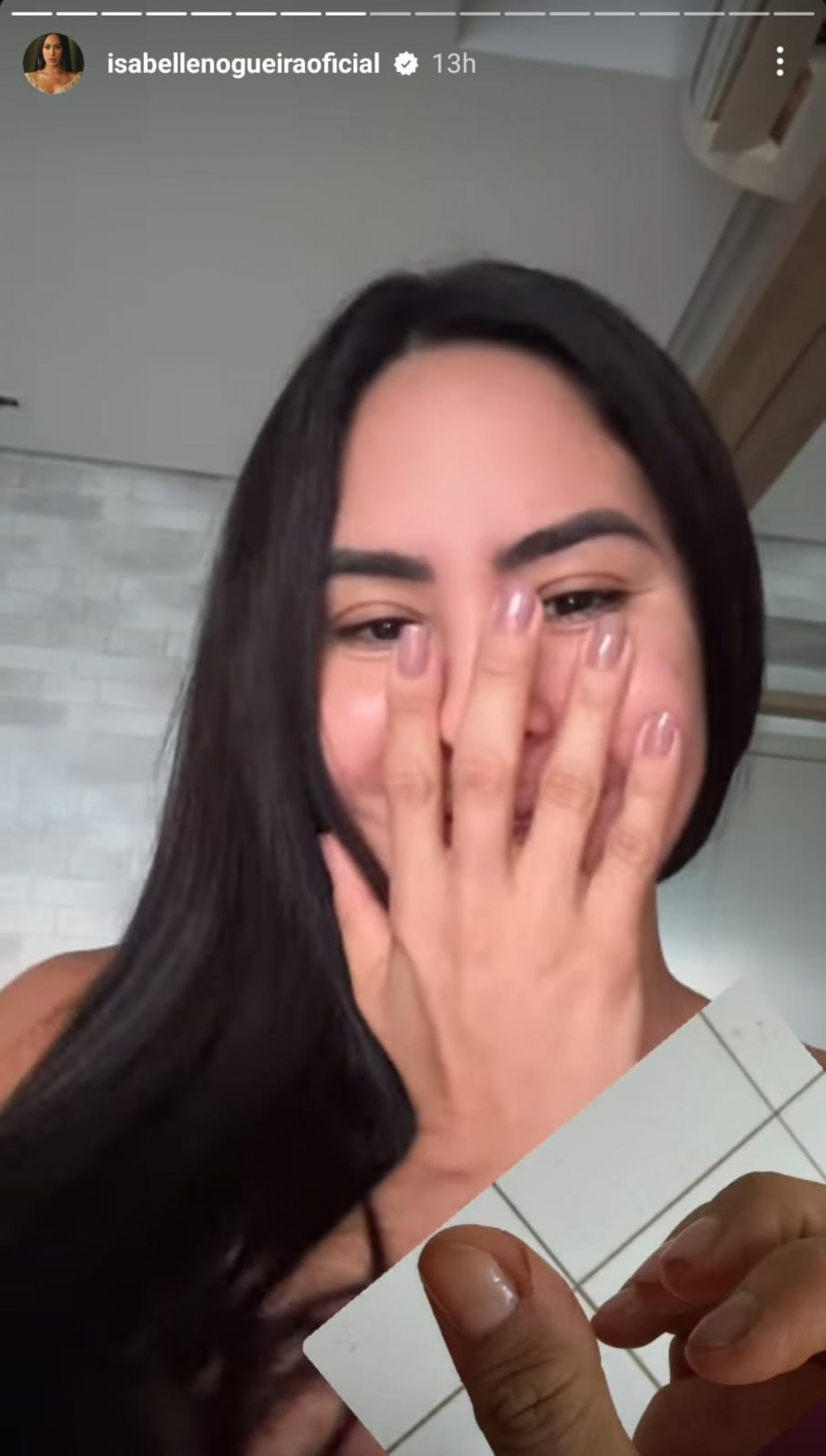 Isabelle Nogueira se recupera de 'mau hábito' que adquiriu no BBB 24 - Reprodução de vídeo / Instagram