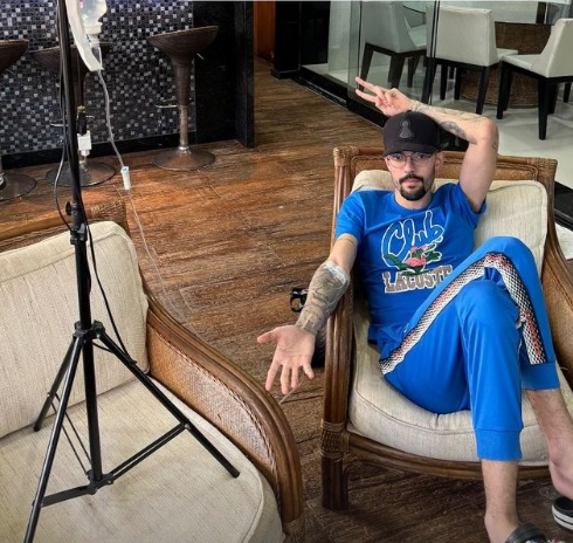 Luan Pereira atualiza fãs sobre estado de saúde - Reprodução do Instagram