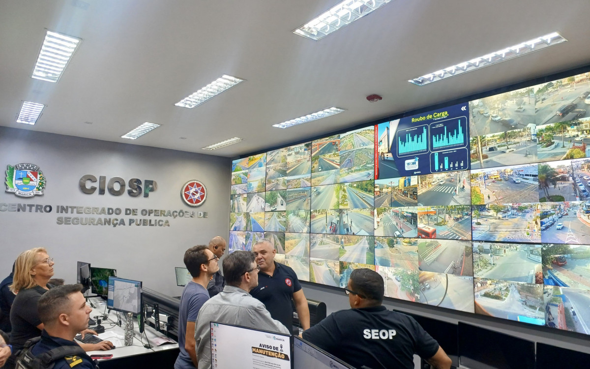Visita do Chefe da PRF ao SEOP em Maricá