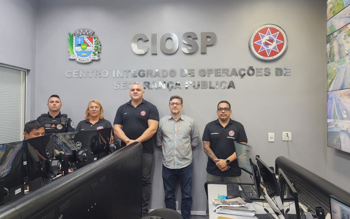 Visita do Chefe da PRF ao SEOP em Maricá - Foto: Jornal O DIA