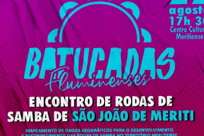Encontro de rodas de samba de São João de Meriti ocorre nesta quinta