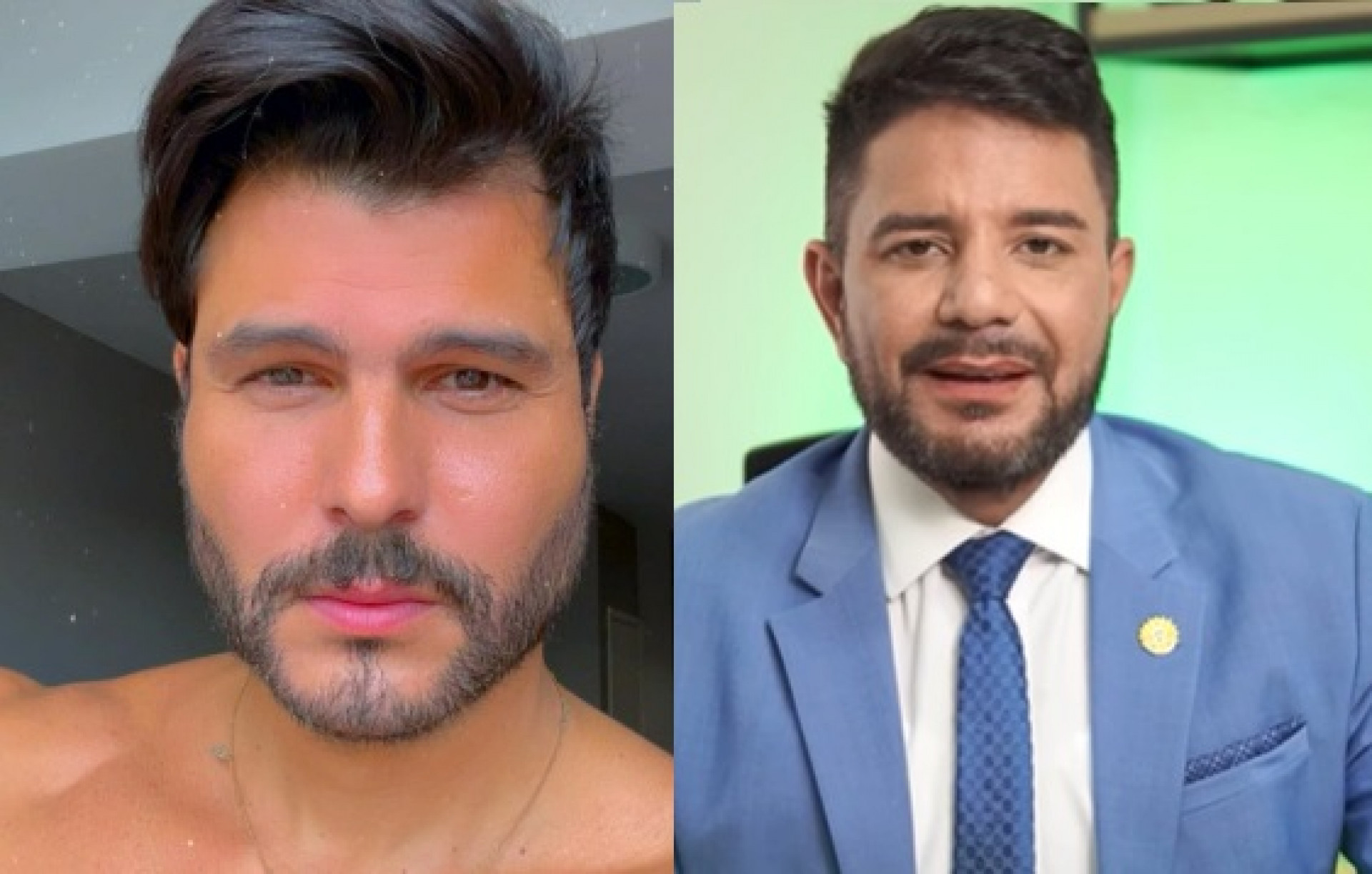 Marcelo Bimbi e o governador do Acre, Gladson Cameli - Reprodução do Instagram