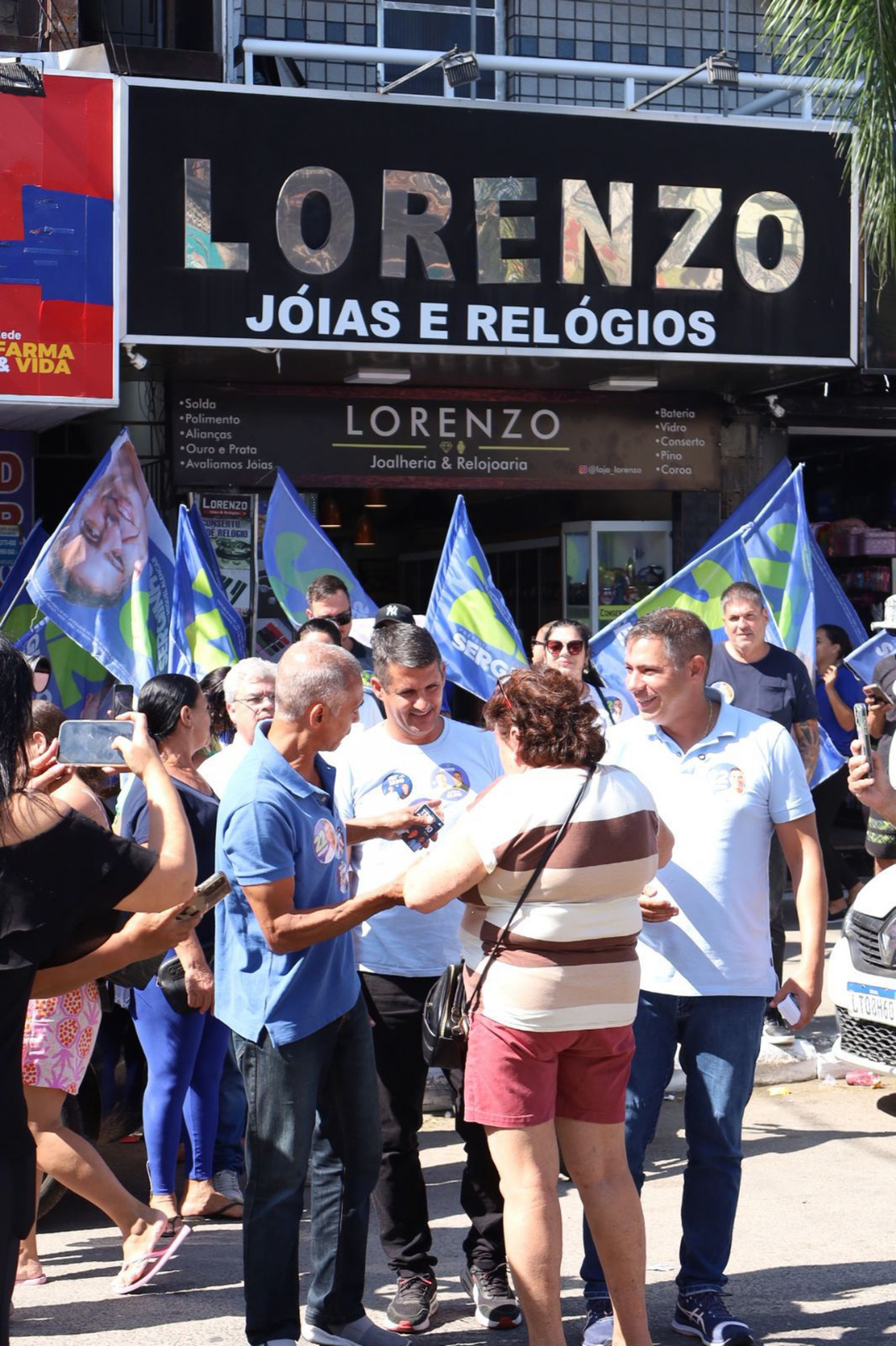 Corpo a corpo com Dr Serginho (PL), Miguel (Uni&atilde;o) e Rom&aacute;rio (PL)  - Wislei Rabello 