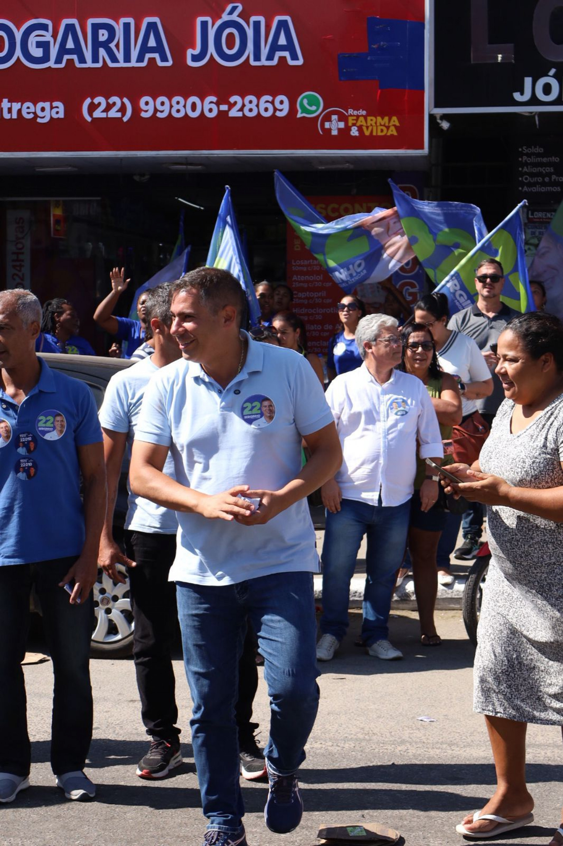 Corpo a corpo com Dr Serginho (PL), Miguel (Uni&atilde;o) e Rom&aacute;rio (PL) - Wislei Rabello 