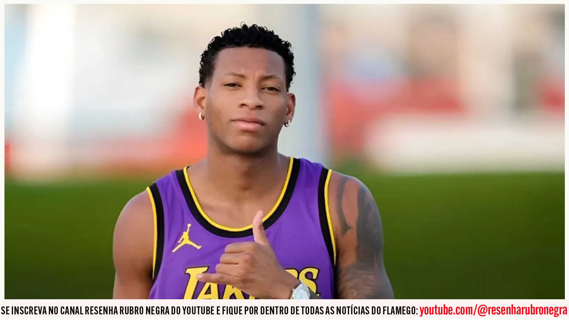 Promessa equatoriana empolgada para vir jogar no Flamengo - Montagem canal do Youtube Resenha Rubro Negra
