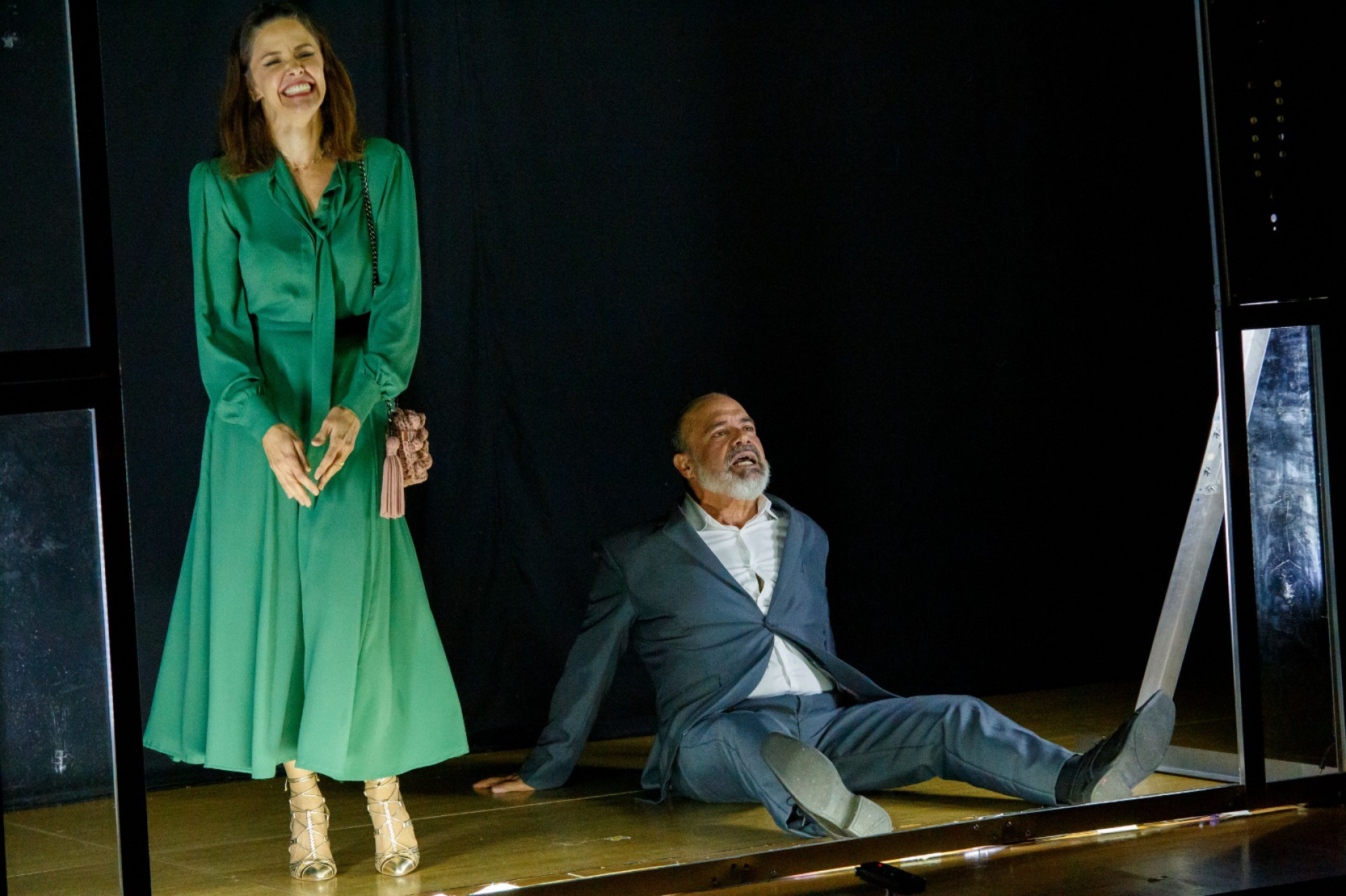 André Matos interpreta Marco, um homem machista e Bianca Rinaldi vive Ethel, uma mulher que sabe exatamente o que quer para a sua vida - Divulgação