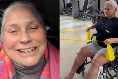 Após lesionar joelho, Fafá de Belém conta que voltou a caminhar: 'Pouco de medo'