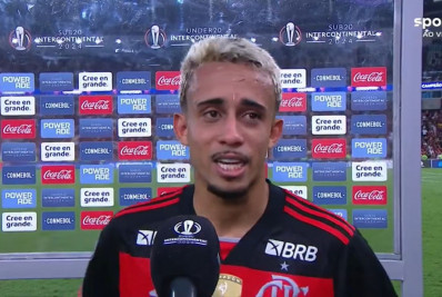 Intercontinental: Matheus Gonçalves, do Flamengo, vai às lágrimas após o título