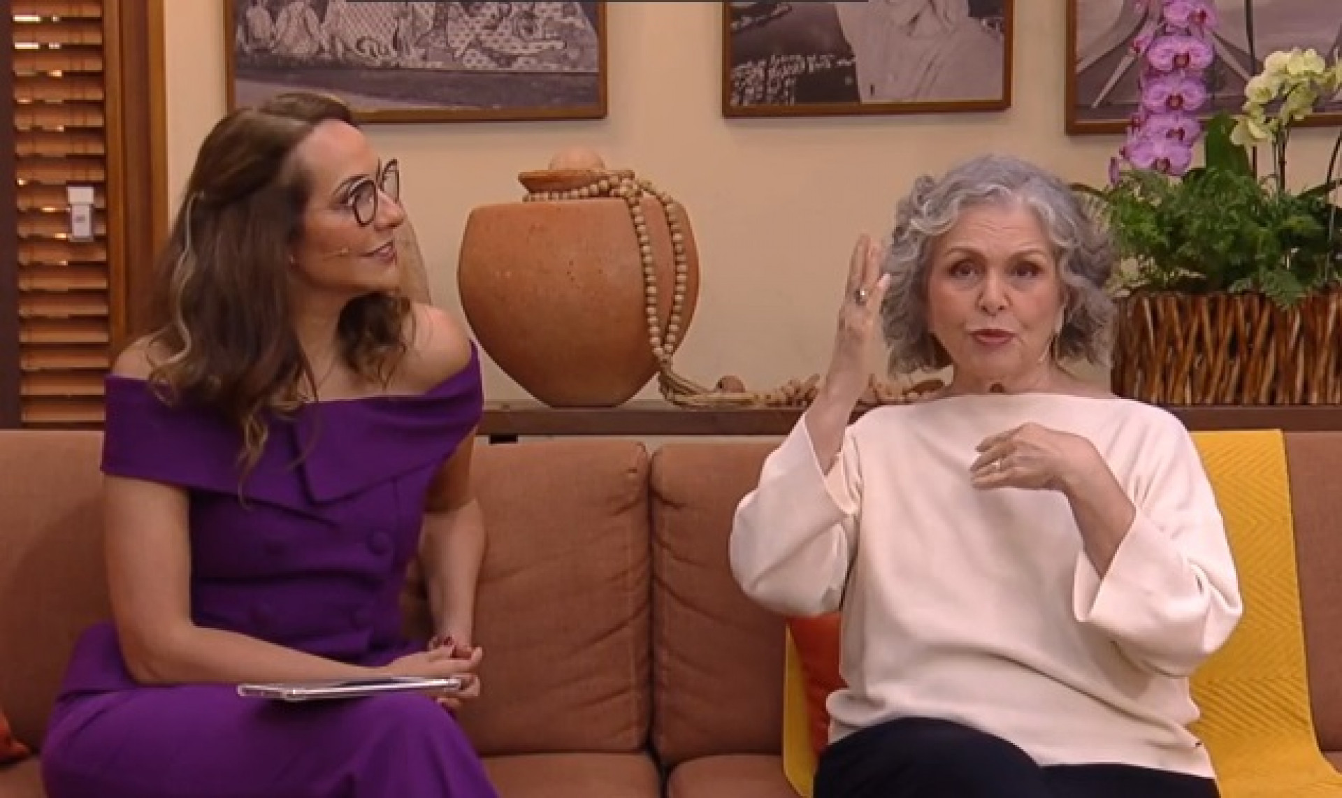 Irene Ravache participa do 'É de Casa', da TV Globo - Reprodução de vídeo / TV Globo