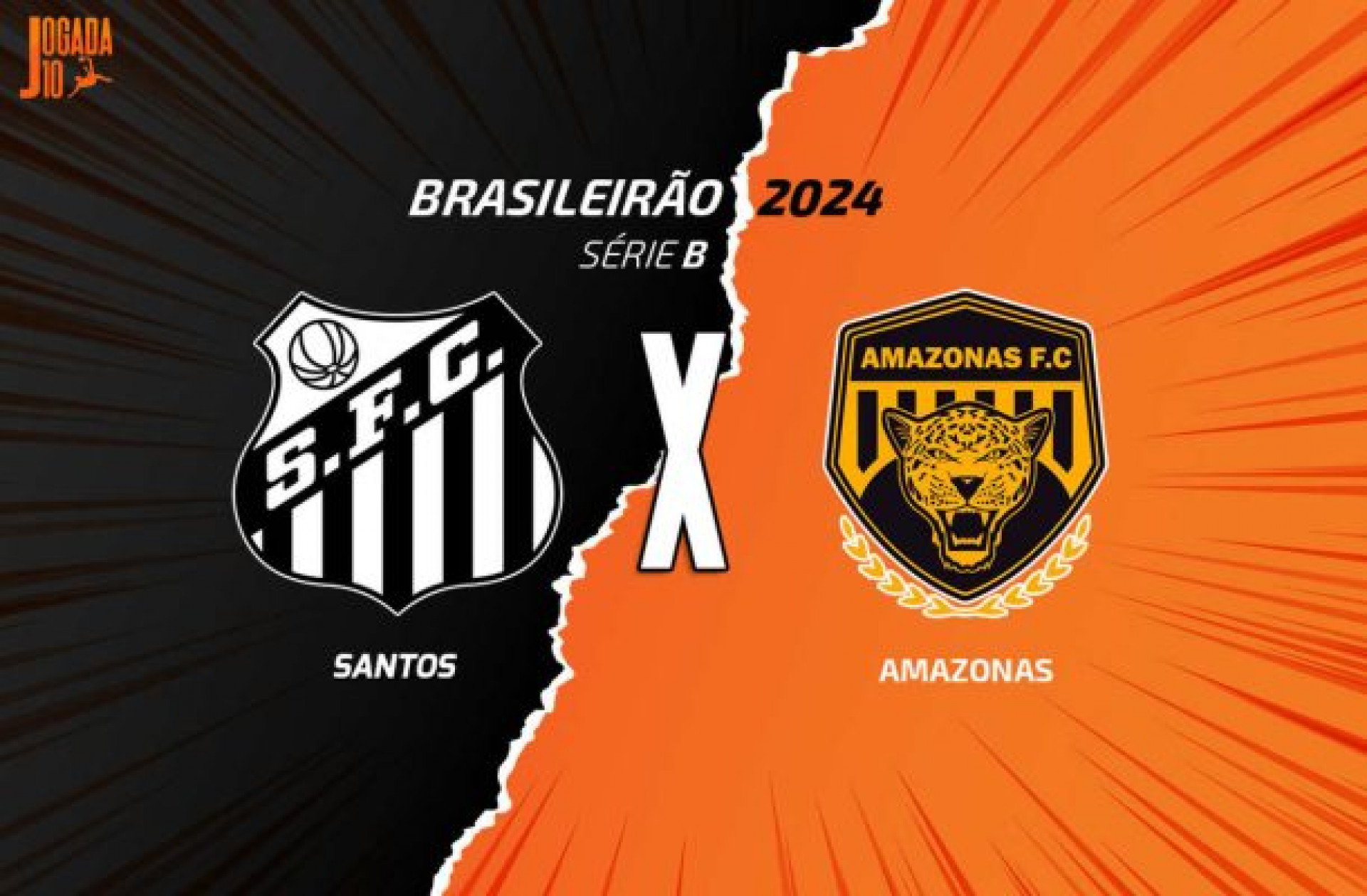 Santos x Amazonas, AO VIVO, com a Voz do Esporte, às 14h30