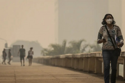 Brasília e outras capitais ficam encobertas por fumaça de queimadas