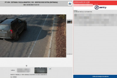 Carro clonado é apreendido em Volta Redonda com auxílio das câmeras da Ordem Pública