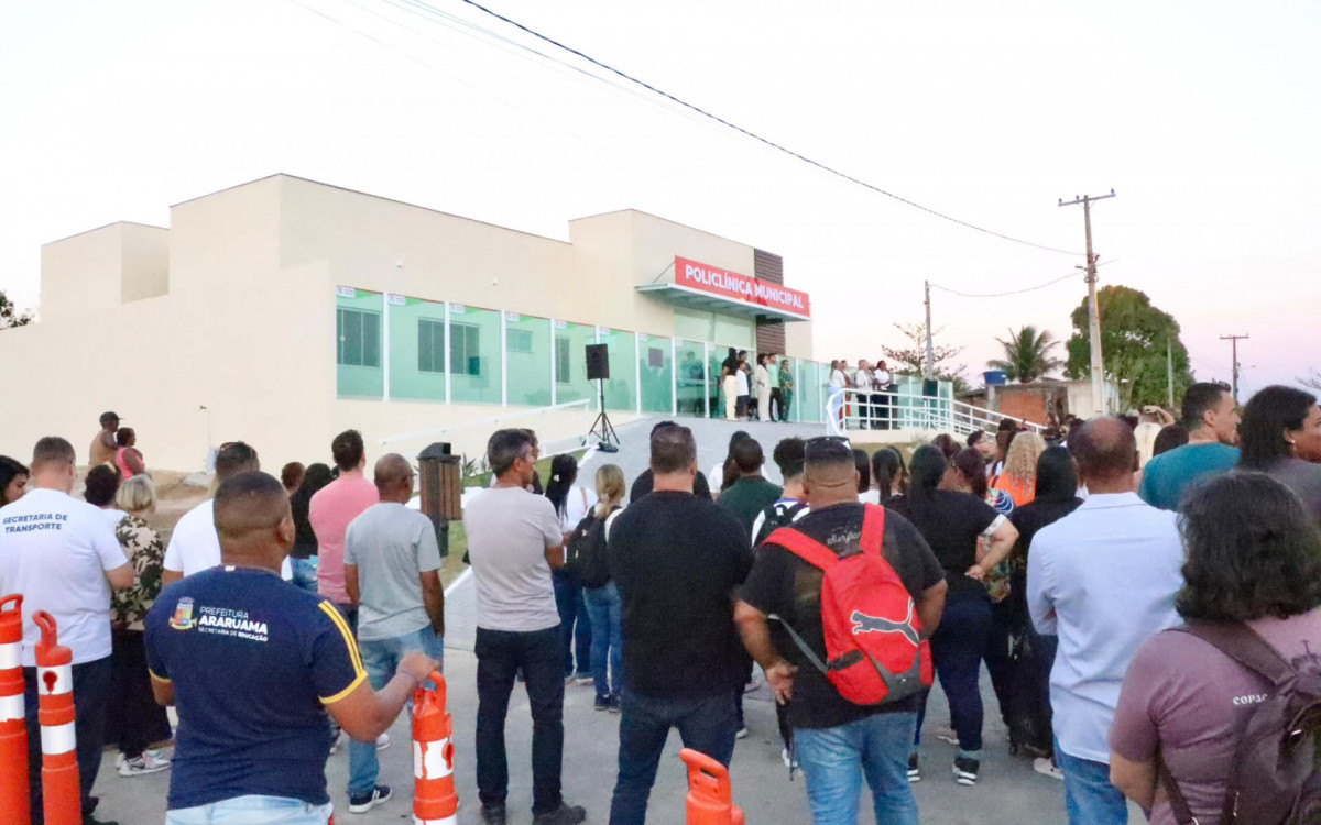 Inauguração Policlínica Jardim Califórnia