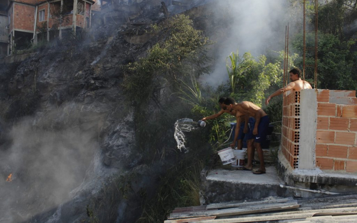 Incêndio atingiu a localidade da Pedra do Sapo na última sexta-feira