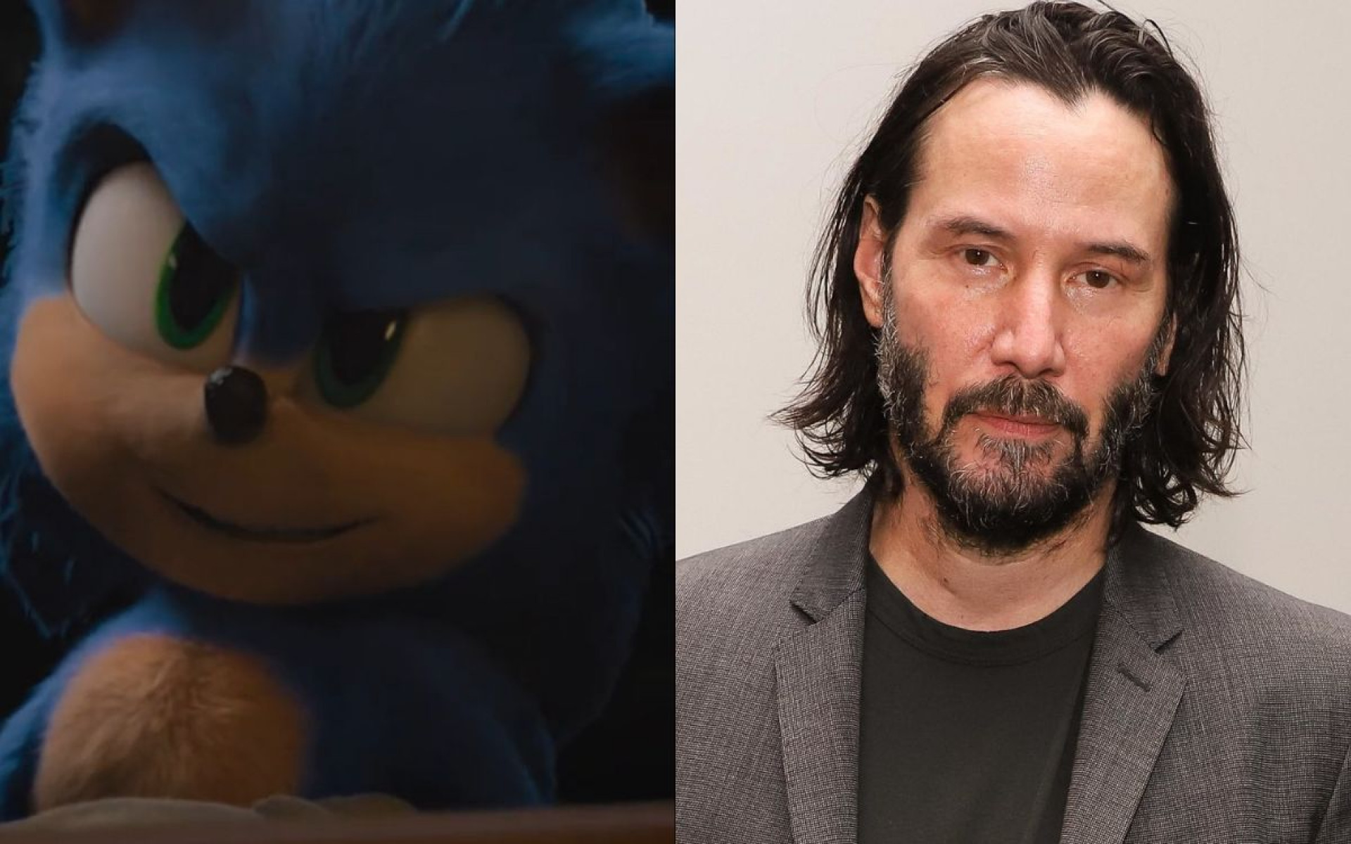 Keanu Reeves provavelmente dará voz ao vilão de 'Sonic 3' - Reprodução TikTok / Wikimedia Commons