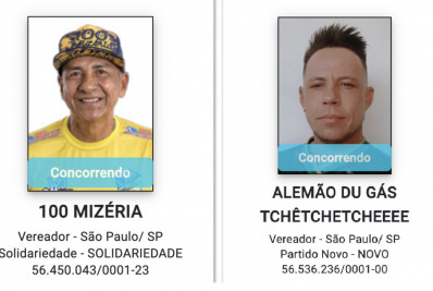 Veja nomes bizarros de candidatos a vereador pelo Brasil
