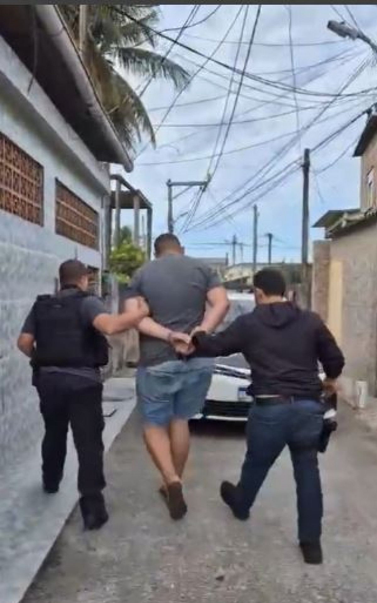 Matheus Ghedim Werich, conhecido como Marreta, foi preso em Santa Cruz - Ana Fernanda Freire