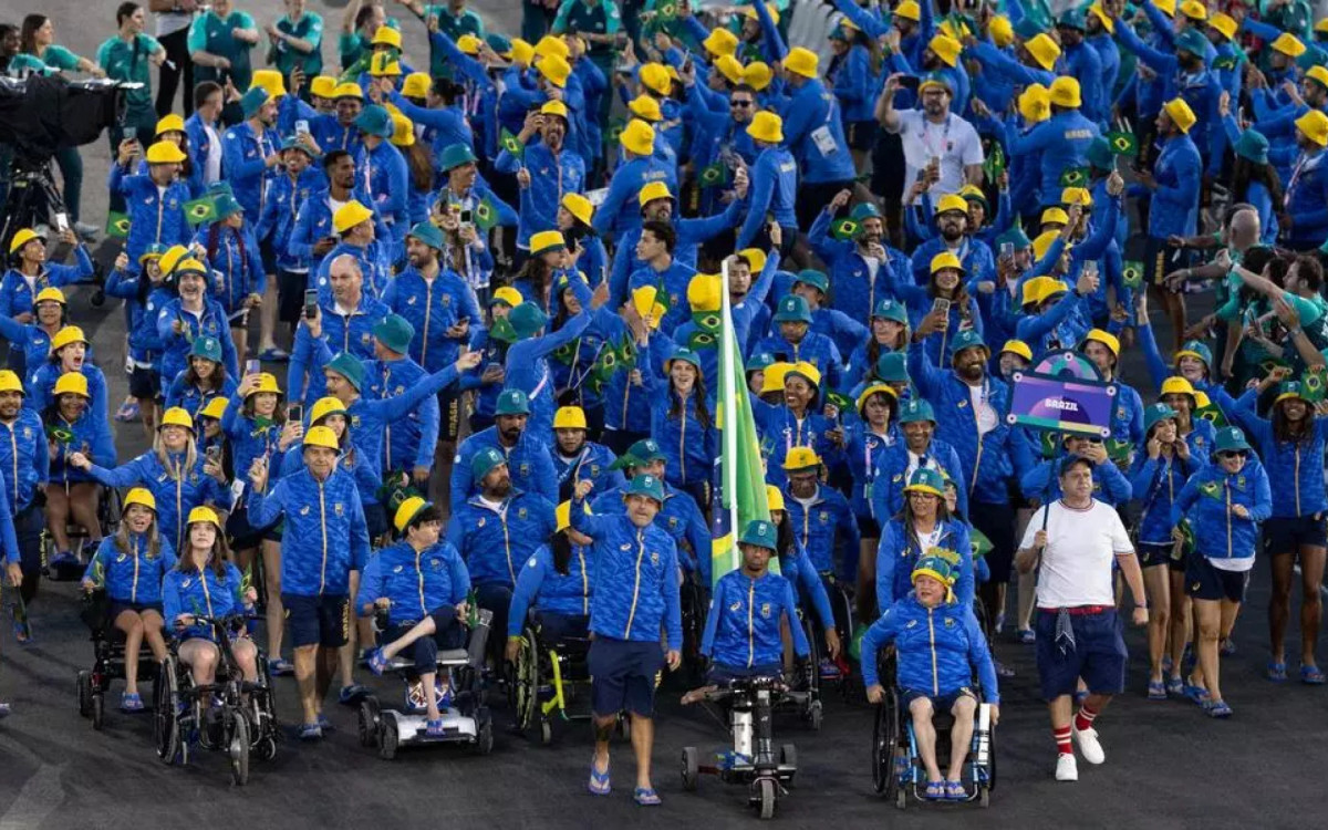 Delegação do Brasil na abertura