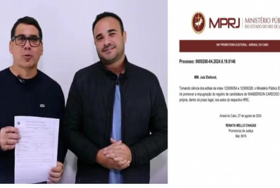 MPE vai pedir a impugnação da candidatura de Andinho em Arraial do Cabo