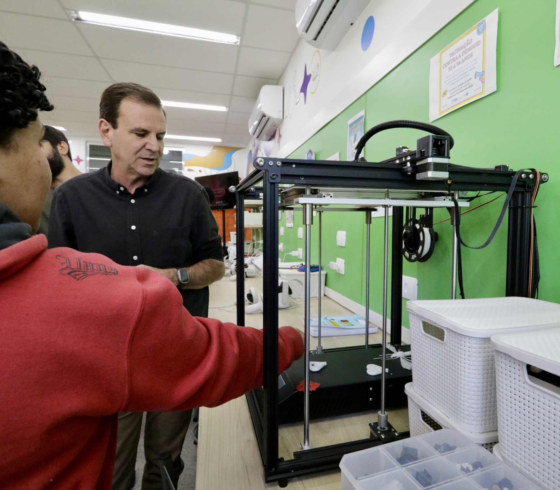 Eduardo Paes visitou o GET Mestre Diego Braga em Rio das Pedras 
 - Divulgação