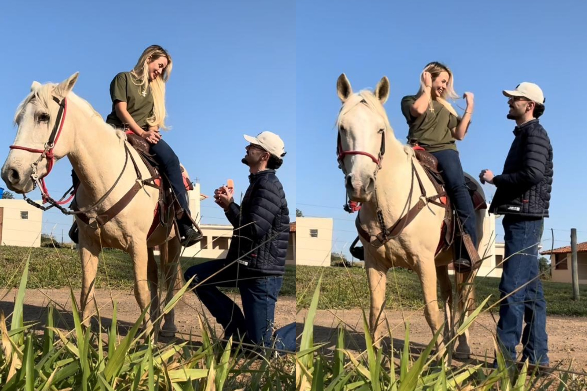 Após assumir romance, Luan Pereira pede oficialmente Maria Eduarda em namoro 
 - Reprodução / Instagram 