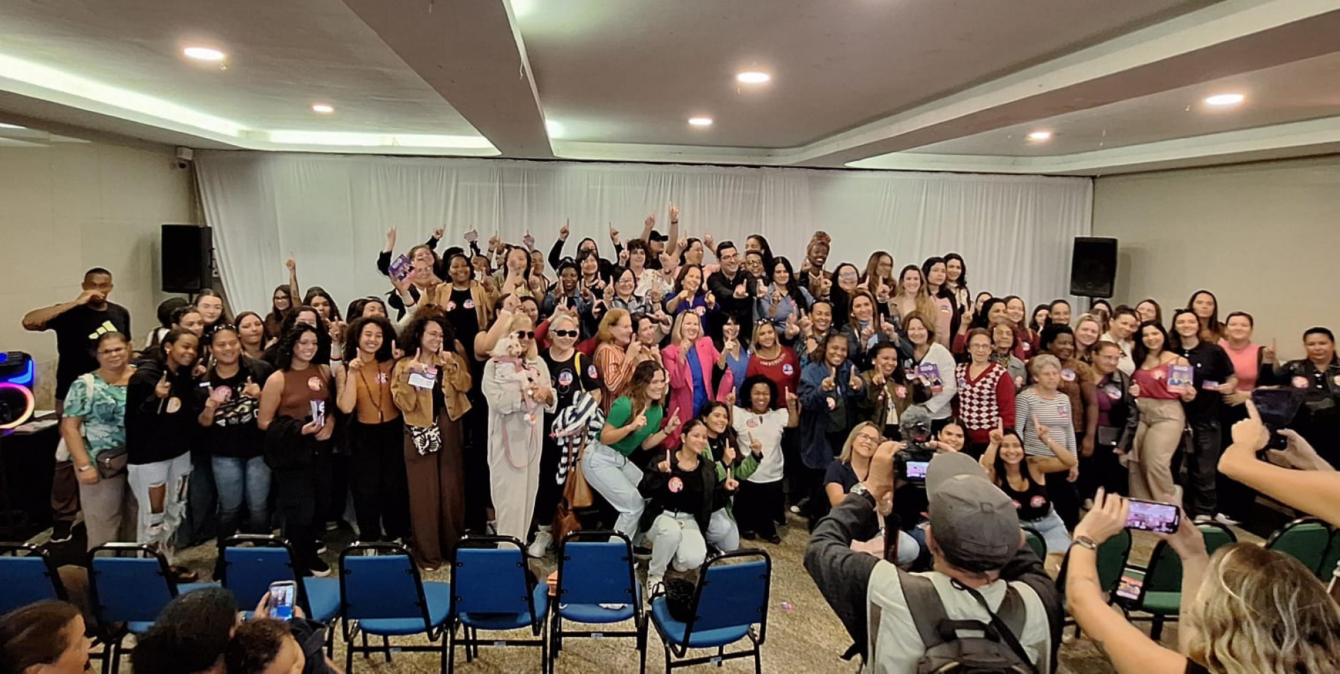 Marcelo Queiroz se reuniu mais de 250 mulheres, no Clube Israelita Brasileiro - Divulgação