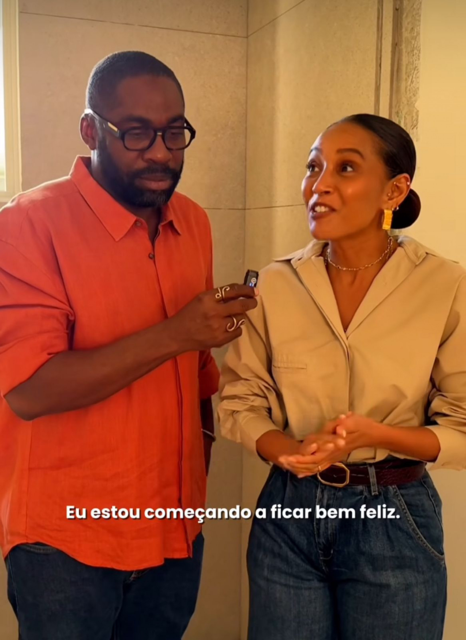 Casal mostra andamento da obra na casa nova - / reprodução Instagram